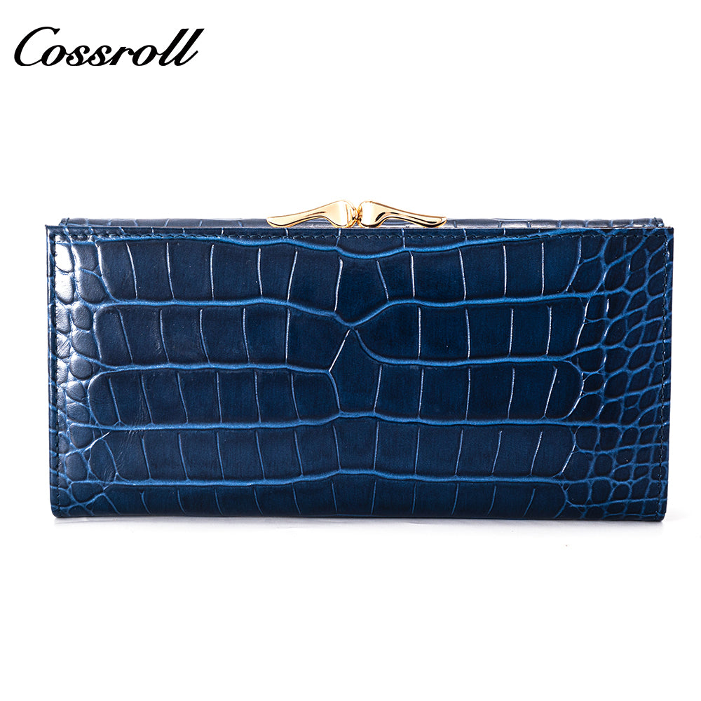 Genuine Special Price wallet for women leather  crocodile texture Genuine Leather