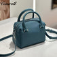 Women's Bags Litchi ToteBags Texture Fashion Shoulder Bags Pure Color