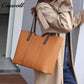 European and American style leather women's bag, shoulder and crossbody, simple design, large capacity
