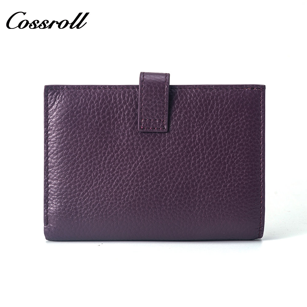 Card bag woman 2024 new net red compact ultra-thin high-end leather exquisite high-grade high-grade high-grade multi-sense card