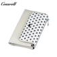 Fashion small perfume style leather short wallet light luxury carry large capacity multi-card women's wallet