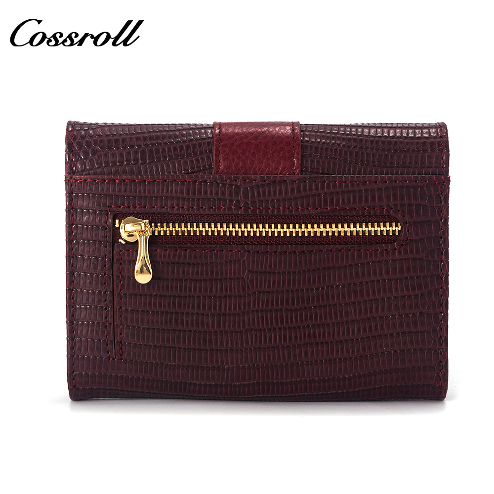 Best Selling  leather luxury  women small wallet Genuine Leather