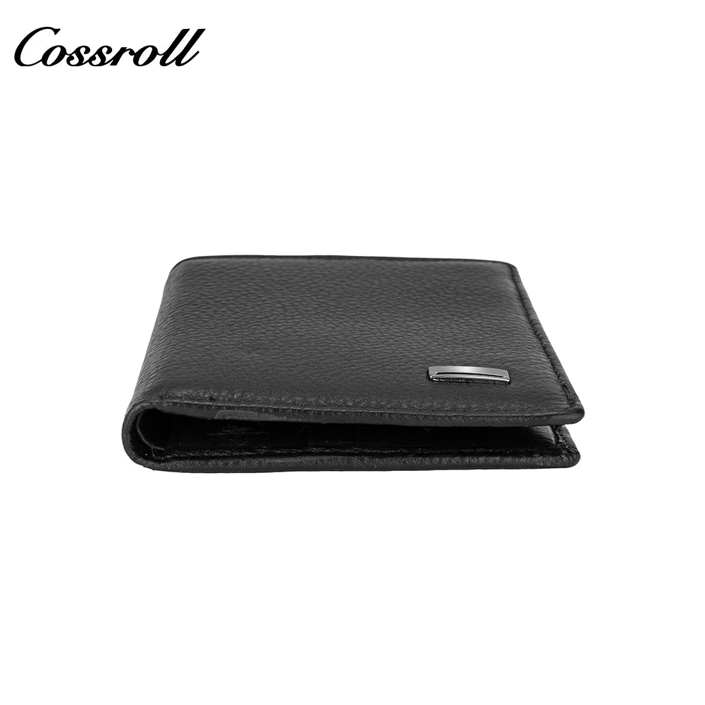 Genuine leather men's wallet head layer cowhide leisure money clip short section