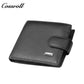 New men's genuine leather wallet, business ultra-thin, large capacity with card slots and bill compartment, factory customized