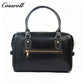 Vintage Embossed Leather Boston Bag for Women, Handbag & Crossbody Purse, High-End Large Capacity Commuter Bag