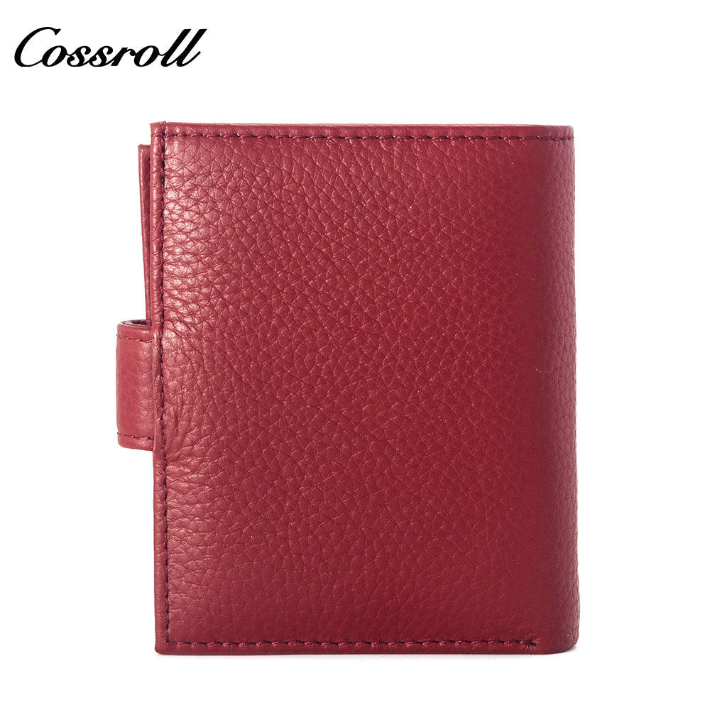 Wholesale High Quality  ladies purse  geniune leather wallet  Lychee leather