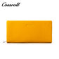 Women Leather Wallet Double Zipper With Cards Slots