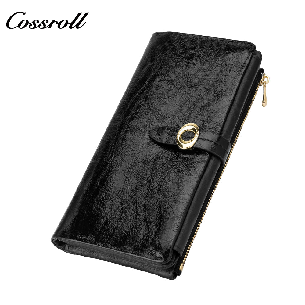 Professional Manufacturer large leather purse manufacturers custom  geniune leather wallet