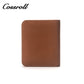 Brown short leather coin purse