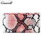 Manufacturers custom foreign trade new wallet female leather short snake wallet cowhide high-end wallet card bag certificate bag