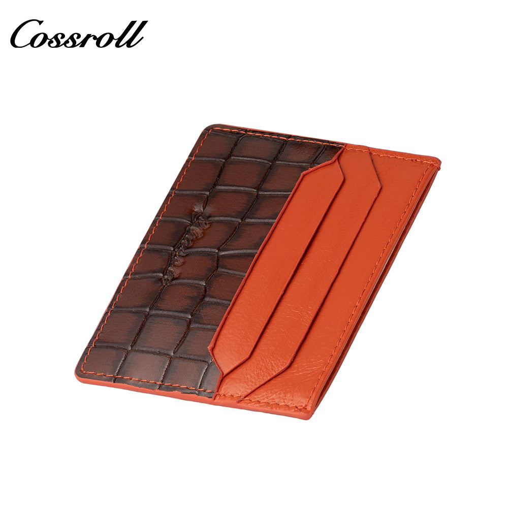 Crocodile card holder card protector business card storage ID card holder