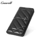 Women's Diagonal Quilted Long Zip Around Wallet, Genuine Leather Large Capacity Multi Card Slots Hand Purse, All-in-One Bag for ID Cards & Coins