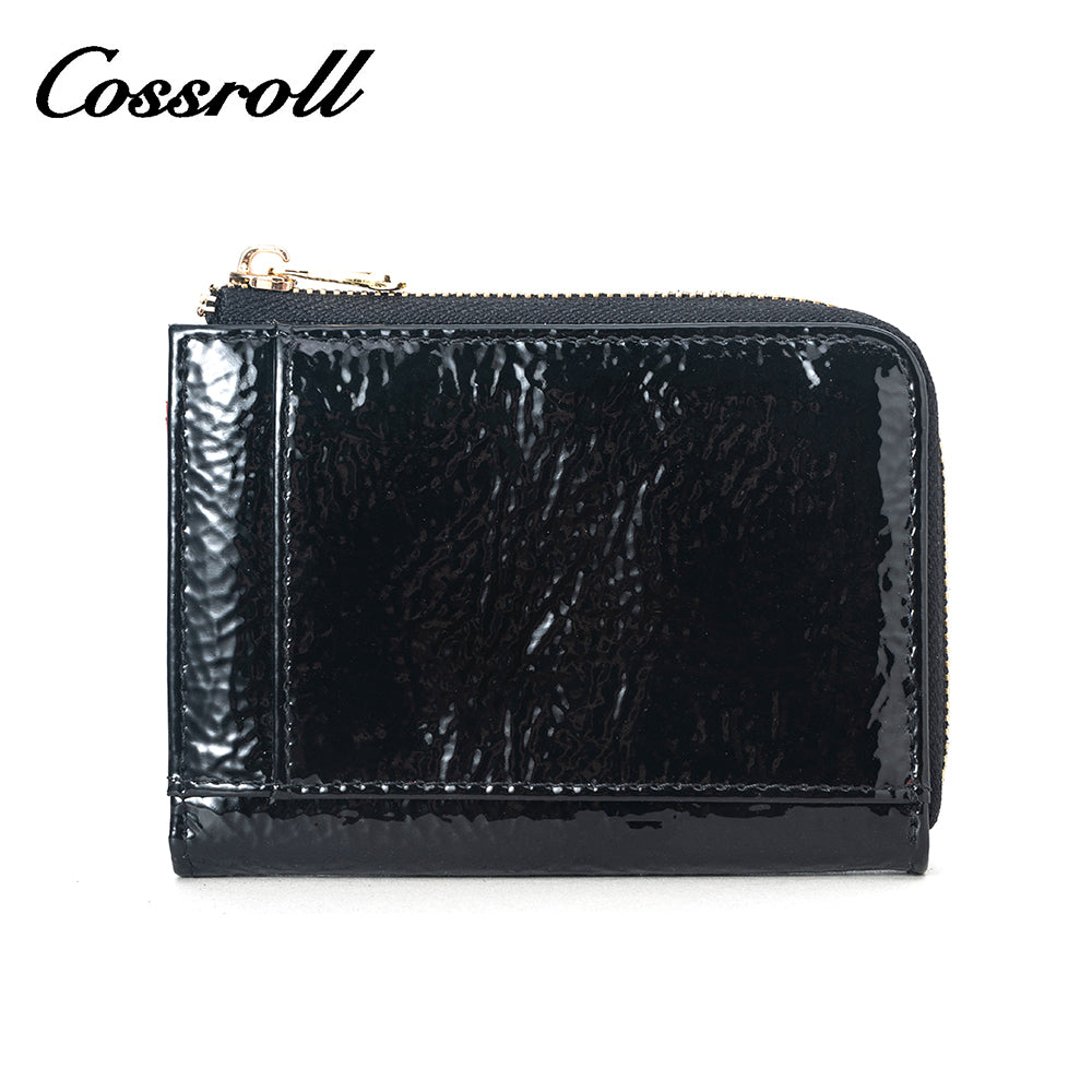 New Customization  black leather travel wallet for women With Good Shop