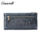 Most Popular best brand leather long  wallet female  Genuine Leather