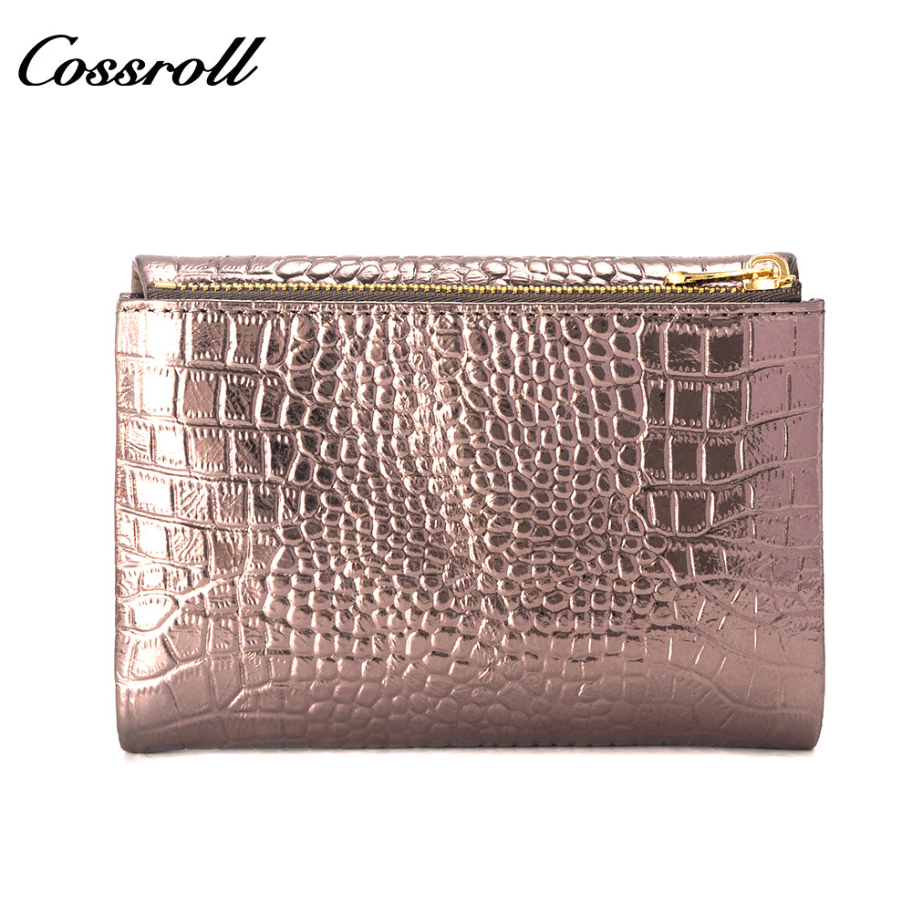 Hot Sale High Quality  leather luxury crocodile texture Genuine Leather