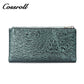 The Lowest Price pure leather magic wallet   crocodile texture Genuine Leather