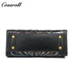 Niche Design Embossed Leather Bag, Vintage Genuine Leather Large Capacity Commuter Handbag & Crossbody Bag