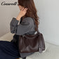 Casual genuine leather women's bag, versatile underarm bag, commuting shoulder bag, handbag