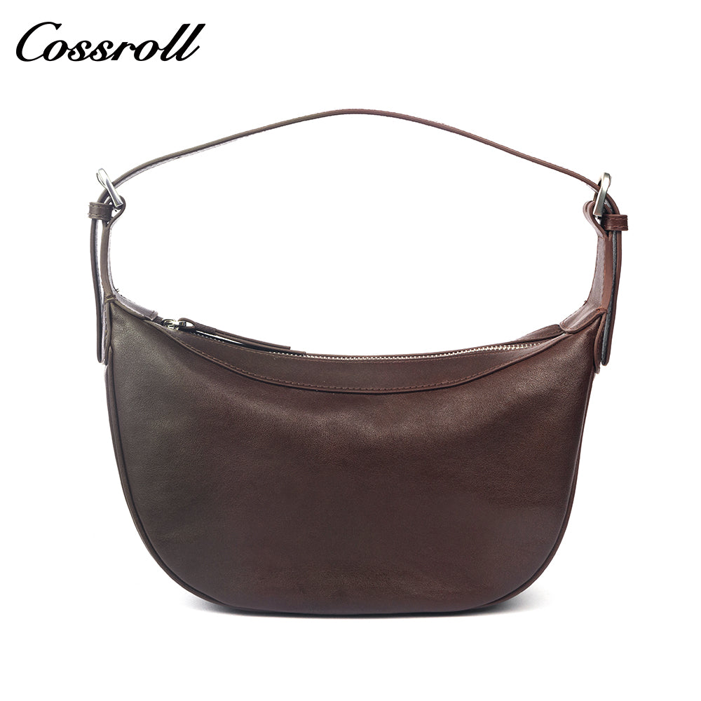 Vintage Crescent Bag, Chic Underarm Bag for Women with Unique Design, Soft Large-Capacity Commute Shoulder & Crossbody & Tote Bag