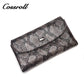 High Quality Wholesale brown leather zip around wallet women's With Lowest Price