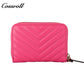 New leather wallet short first layer cowhide women's advanced sense purse small purse for women