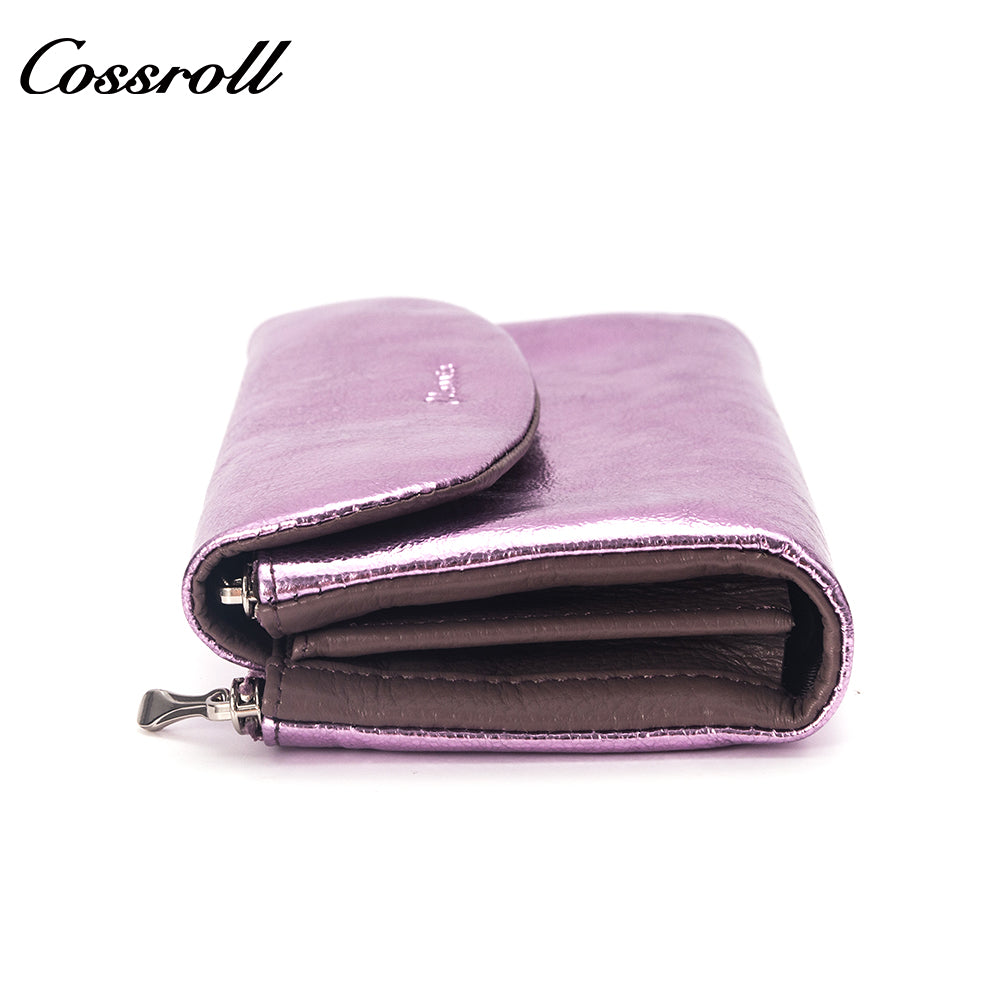 Wholesale Low Moq  leather purse women pearl pattern