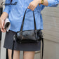 Shoulder Armpit Vintage Bag Bag Bag Bag Women's Premium Feeling Head Layer Leather Handheld Crossbody Bowling Bag