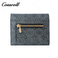 Brand New slim black leather wallet women With High Quality