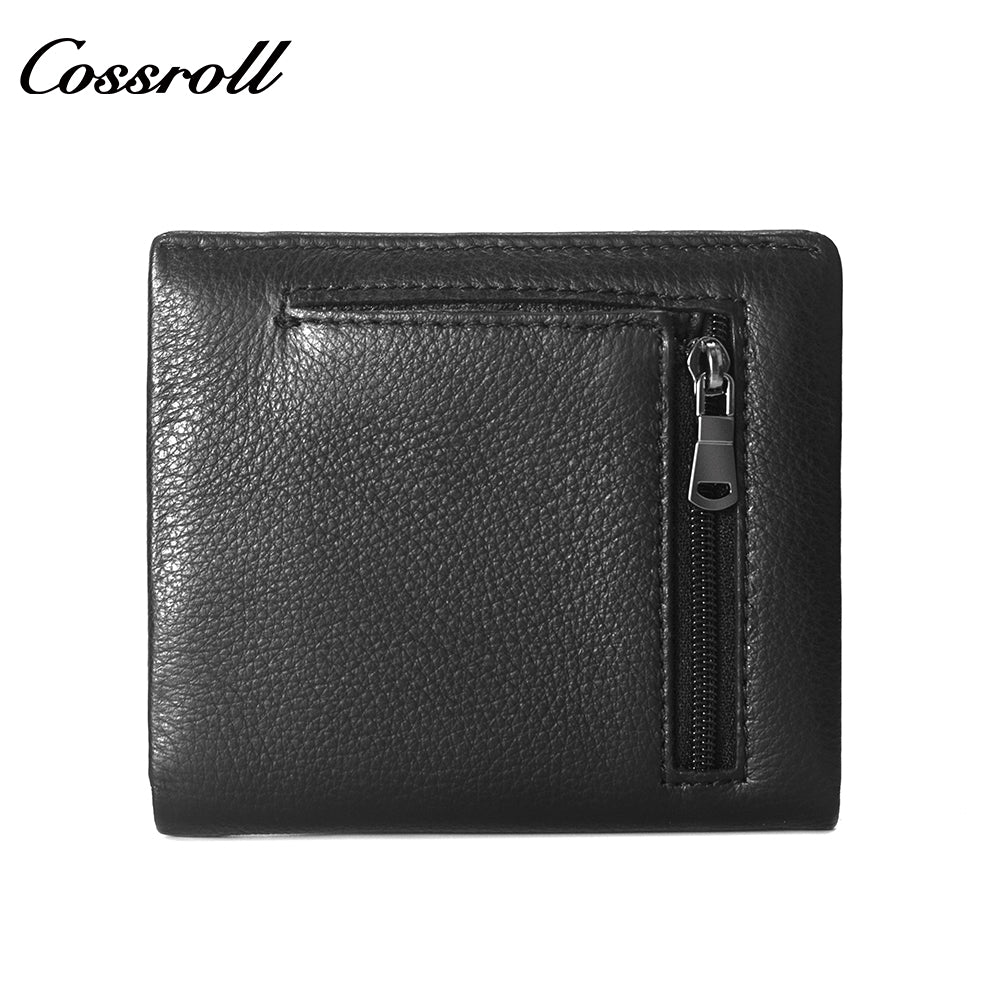 2024 New Genuine Leather Men's Wallet Short High-End Men's Wallet Best-Selling Style