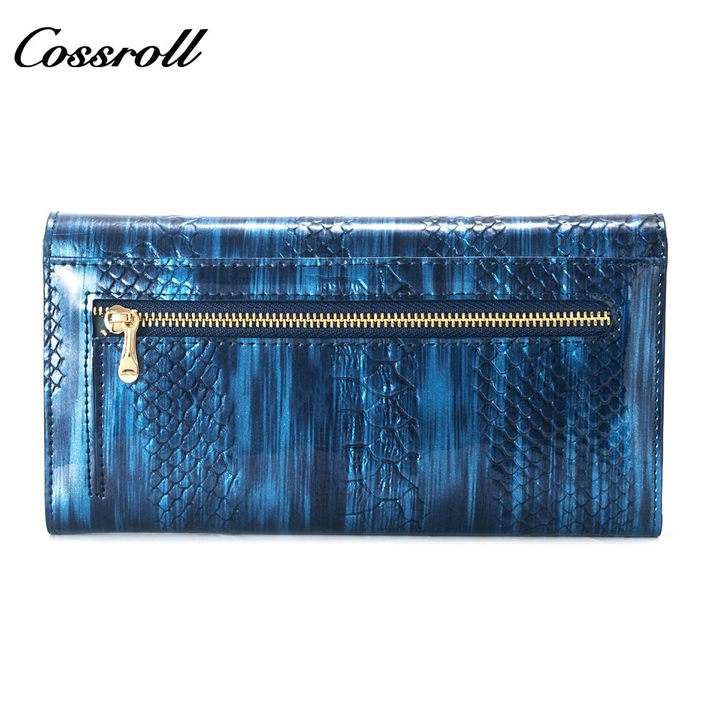 Best Selling Promotional Price luxury leather travel  crocodile texture Genuine Leather