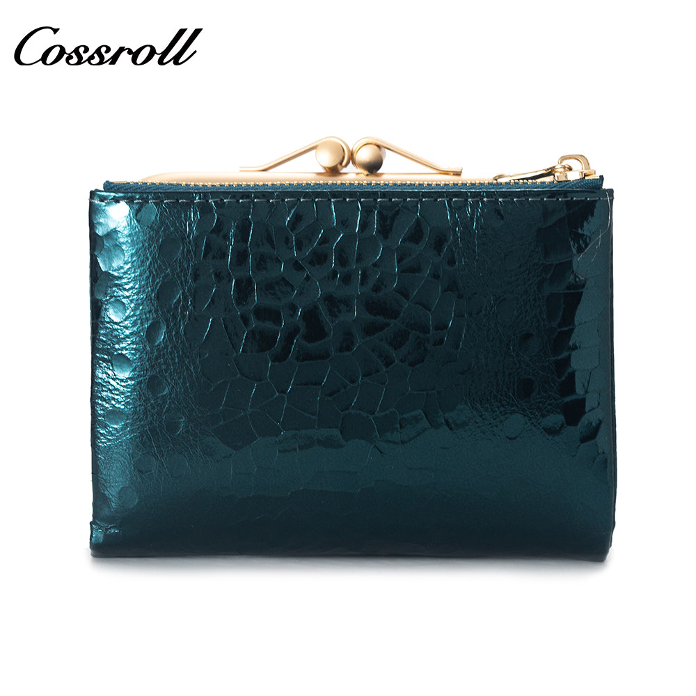 Women's long classic explosive spot multi-color bright leather material first layer cowhide