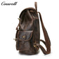 Large capacity backpack Outdoor travel leisure backpack Retro Top cowhide backpack Handmade top layer cowhide backpack Men's Crazy Horse Leather computer bag