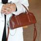 Spring and summer new leather women's bag crossbody bag retro commuter handbag female niche senior texture shoulder bag