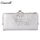 High Quality Wholesale leather luxury  crocodile texture Genuine Leather