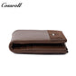 Women's Genuine Leather Short Bi-Fold Wallet Card Holder Coin Purse