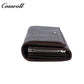 Factory custom short simple leather purse for women cowhide coin bag for women purse money clip