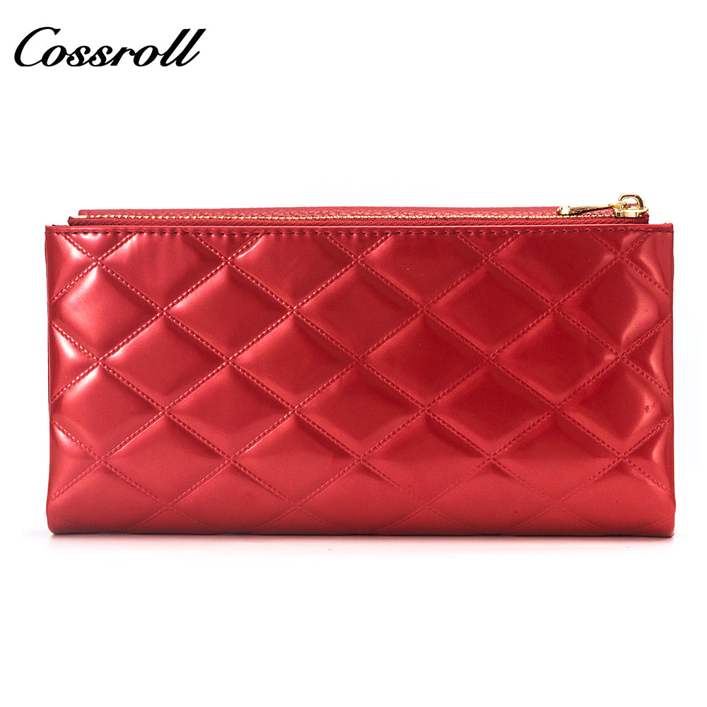 The Best China good quality leather purse women patent leather