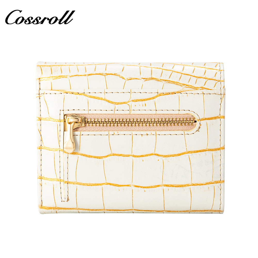 Best Selling Promotional Price luxury leather travel  crocodile texture Genuine Leather