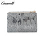 2024 Factory custom foreign trade new wallet female leather python wallet cowhide high-end wallet card bag certificate bag