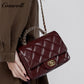 Small perfume style metal chain diamond lattice handbags versatile shoulder crossbody antique women's bag