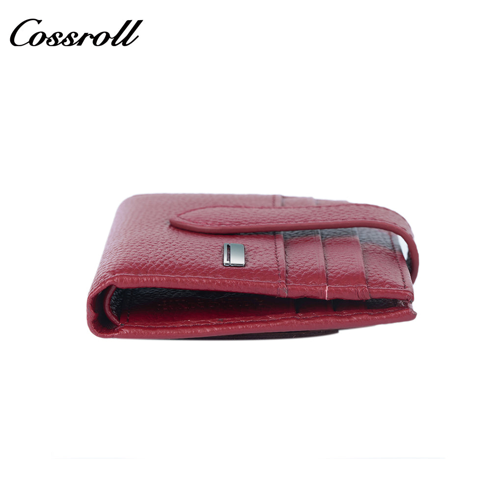 Genuine Leather Business Card Holder, Women's Wallet, ID and Credit Card Holder, Driver's License Case