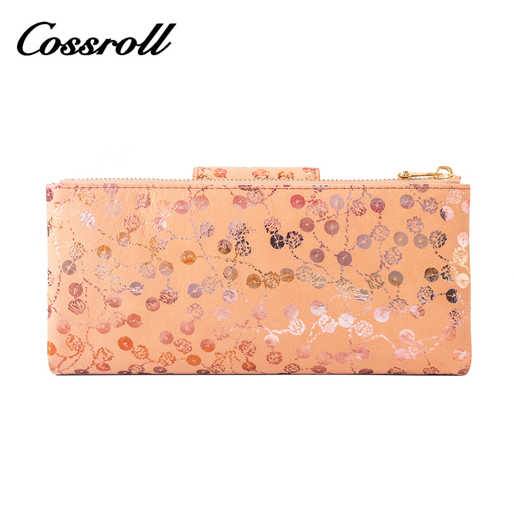 Best New Products dark blue long leather wallet women With Top Selling