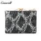 Leather women's purse Multi-functional pattern fashion short long cowhide wallet multi-card crocodile texture patent leatherg factory custom