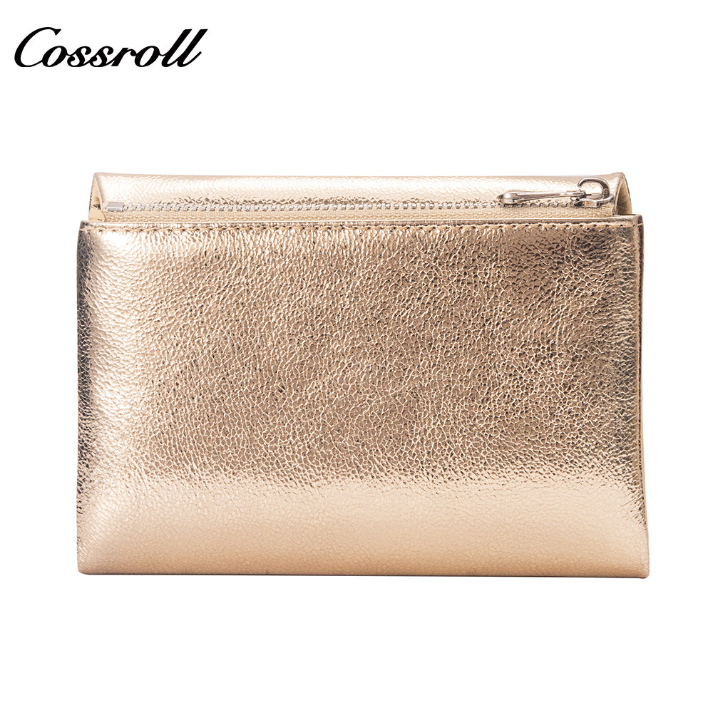 Comfortable New Design handmade leather leather purse women pearl pattern