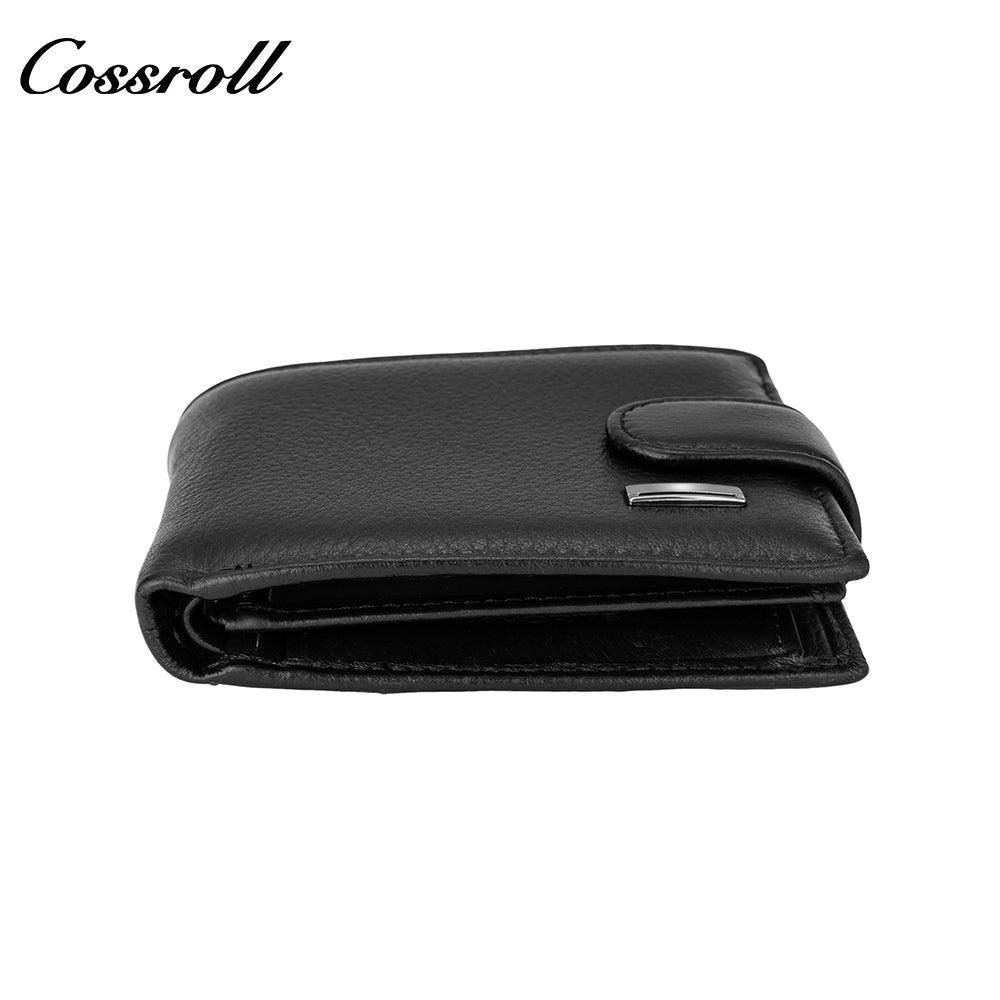 New wallet large capacity anti-theft brush wallet men's short leather money clip