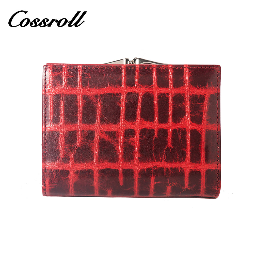 Wholesale New Trends red leather wallets for women  With Wholesale of new materials