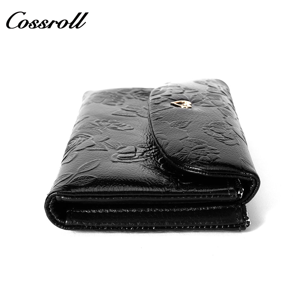 2024 Hot Sale & High Quality Customized  for women geniune leather wallet  Chinese vintage embossed purse