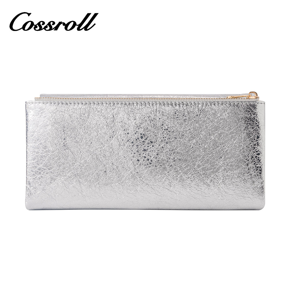 2023 Best New Products dark blue long leather wallet women With Top Selling