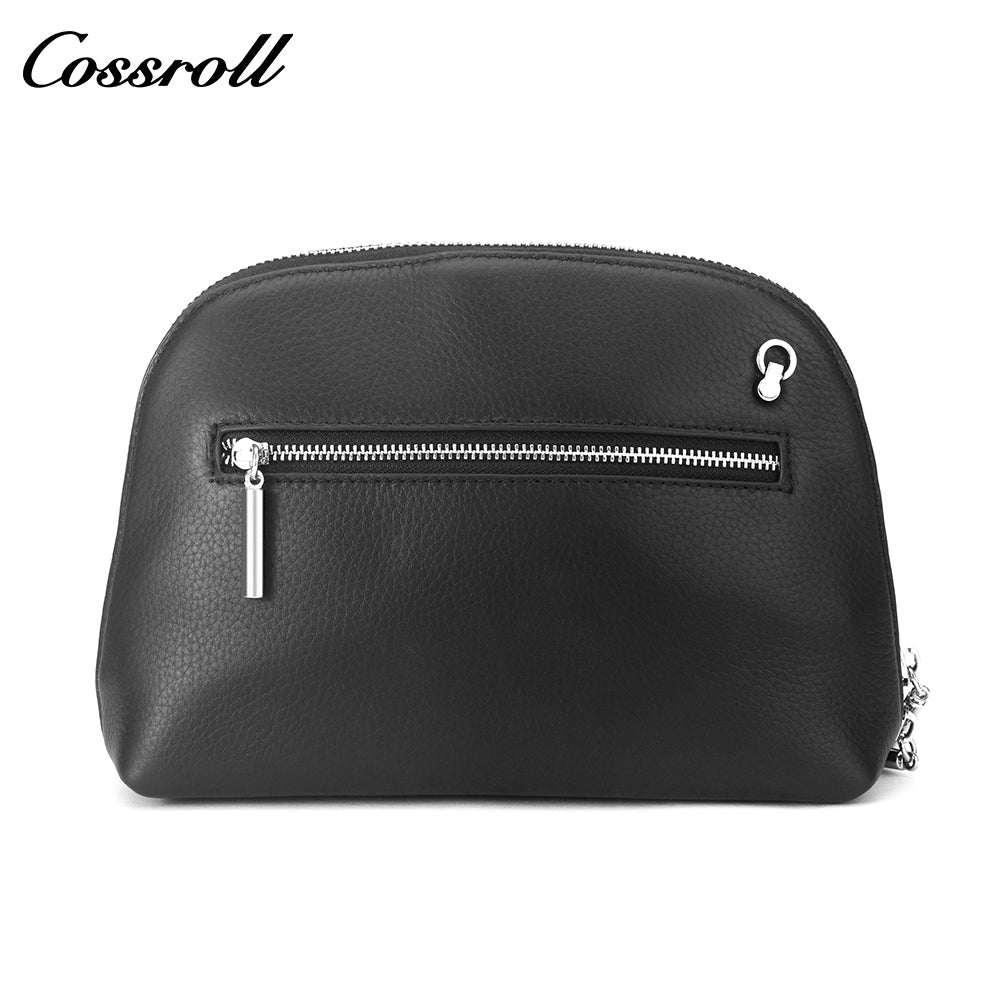 Carefully Designed Large Capacity Leather Crossbody High Quality Cowhide Women's Bag Customized Brand Label Shoulder Bag