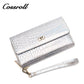 New Stock Arrival white women's leather zip wallets With Power Sellers